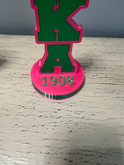 Alpha Kappa Alpha AKA Desk Plate Green