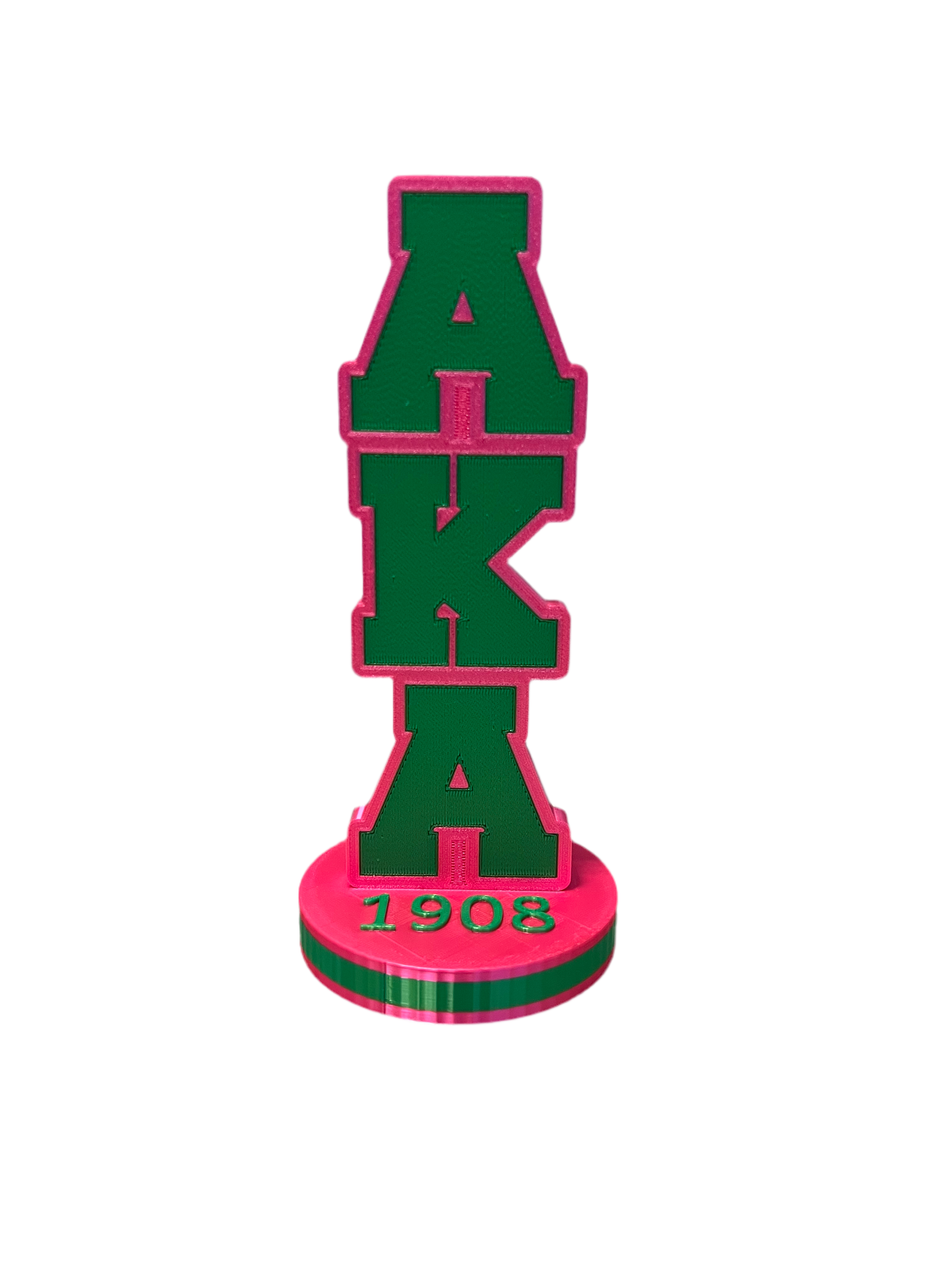 Alpha Kappa Alpha AKA Desk Plate Green