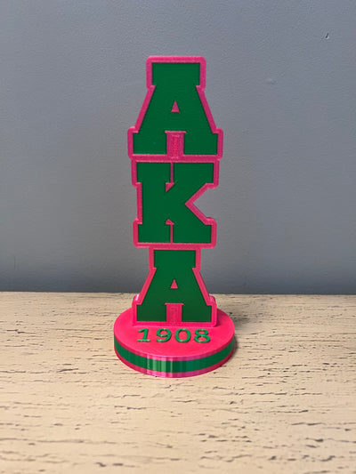 Alpha Kappa Alpha AKA Desk Plate Green