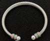 Alpha Kappa Alpha AKA Stainless Cuff Bracelet Large