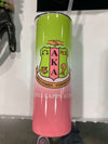 Alpha Kappa Alpha AKA 30 Ounce Skinny Tumbler