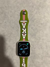 Alpha Kappa Alpha AKA Apple Watch Band Size 38/40/41 MM Bold Green