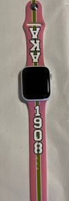 Alpha Kappa Alpha AKA Apple Watch Band Size 38/40/41 MM Bold Pink