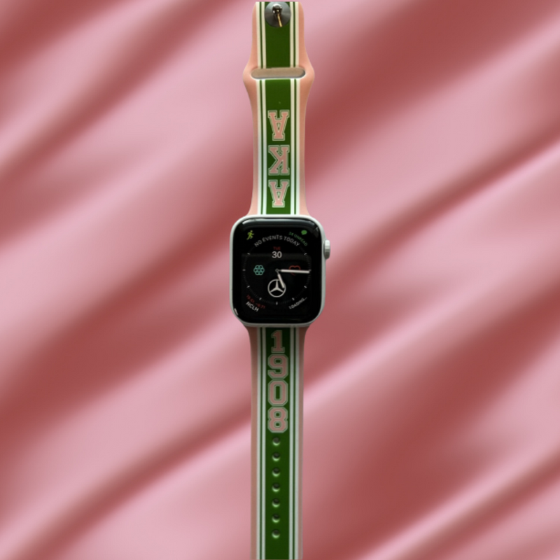 Alpha Kappa Alpha AKA Apple Watch Band size 38/40/41 MM Green