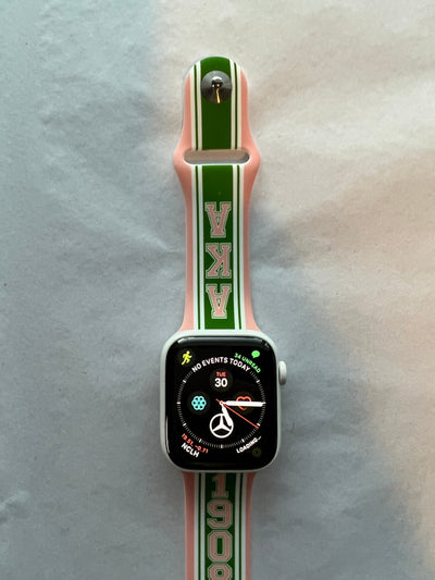 Alpha Kappa Alpha AKA Apple Watch Band Size 42/44/45 MM Green