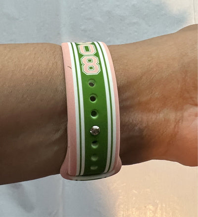 Alpha Kappa Alpha AKA Apple Watch Band Size 42/44/45 MM Green