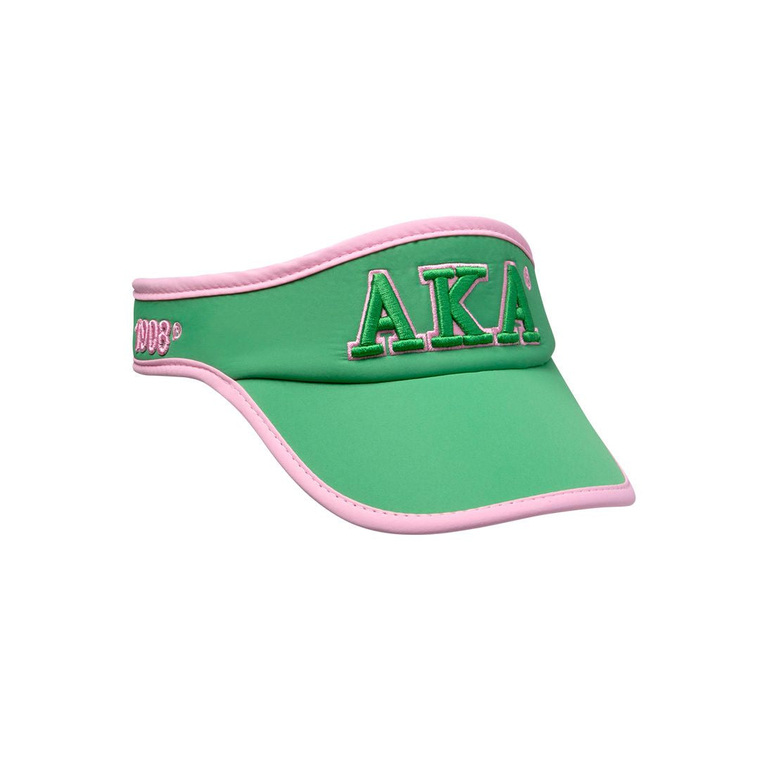 Alpha Kappa Alpha AKA Featherlite Visor Green