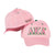 Alpha Kappa Alpha AKA Greek Letters Mesh Flex Fit Embroidered Cap Pink