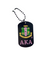 Alpha Kappa Alpha Black Dog Tag Necklace - Necklaces
