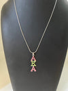 Alpha Kappa Alpha Bling Austrian Crystal Necklace - sorority earrings