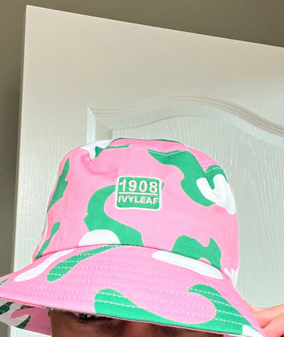 Alpha Kappa Alpha Camouflage Bucket Hat