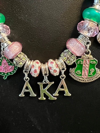 Alpha Kappa Alpha Cherish Charm Necklace - sorority necklace