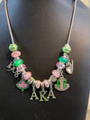 Alpha Kappa Alpha Cherish Charm Necklace - sorority necklace