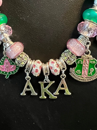 Alpha Kappa Alpha Cherish Charm Necklace - sorority necklace