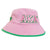 Alpha Kappa Alpha Flexfit Embroidered Bucket Hat Pink