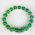 Alpha Kappa Alpha Natural Stone Beaded Bracelet Green - Sorority Bracelets