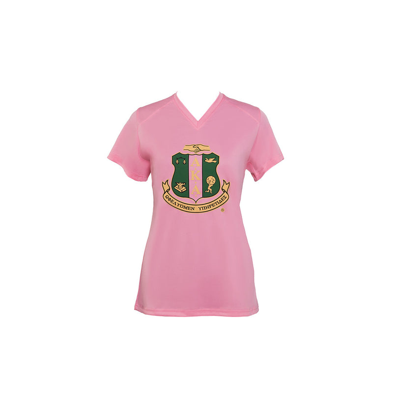 Alpha Kappa Alpha High Performance T-Shirt Pink