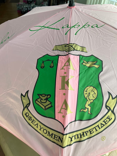 Alpha Kappa Alpha Inverted Umbrella Pink