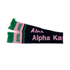 Alpha Kappa Alpha Knit Scarf Black - Apparel & Accessories