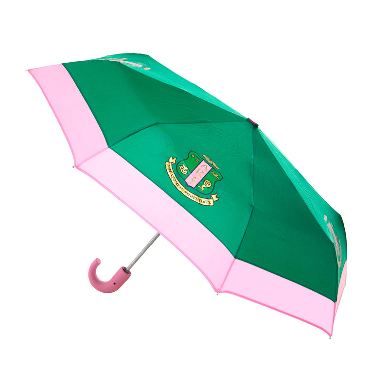 Alpha Kappa Alpha Mini Hurricane Umbrella Green