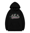 Alpha Kappa Alpha Rhinestone Bling Velour Lined Hoodie