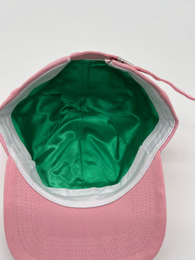 Alpha Kappa Alpha Satin Lined Baseball Cap Pink