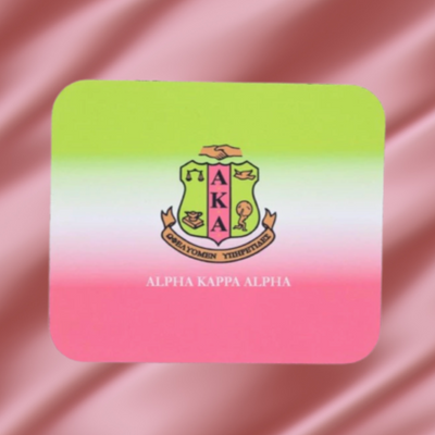 Alpha Kappa Alpha Shield Mouse Pad Ombré