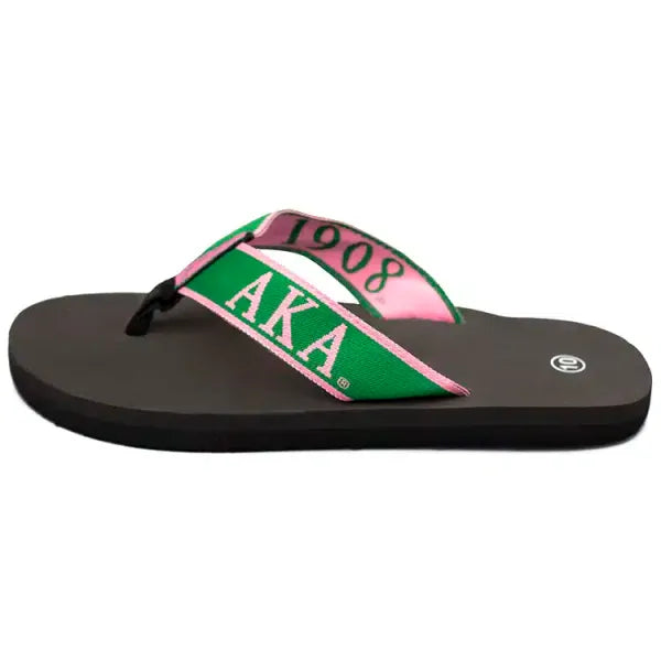 Alpha Kappa Alpha Thong Flip Flops