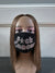 BREAST CANCER AWARENESS F*CK CANCER BLING FACE MASK RHINESTONE